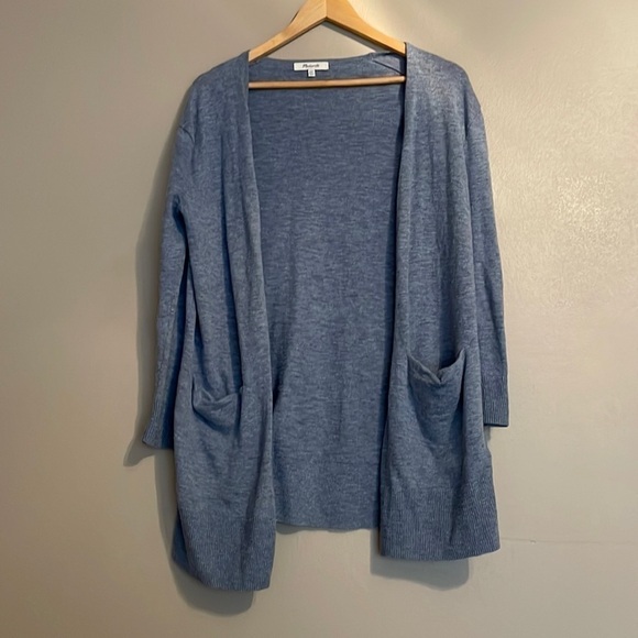 Madewell XXS summer Ryder blue cardigan - Picture 3 of 9